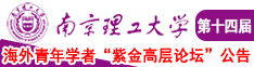 黄色日逼逼后入式网址南京理工大学第十四届海外青年学者紫金论坛诚邀海内外英才！